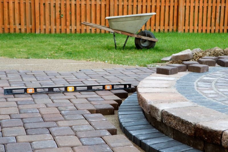 Patio Brick Installation detail