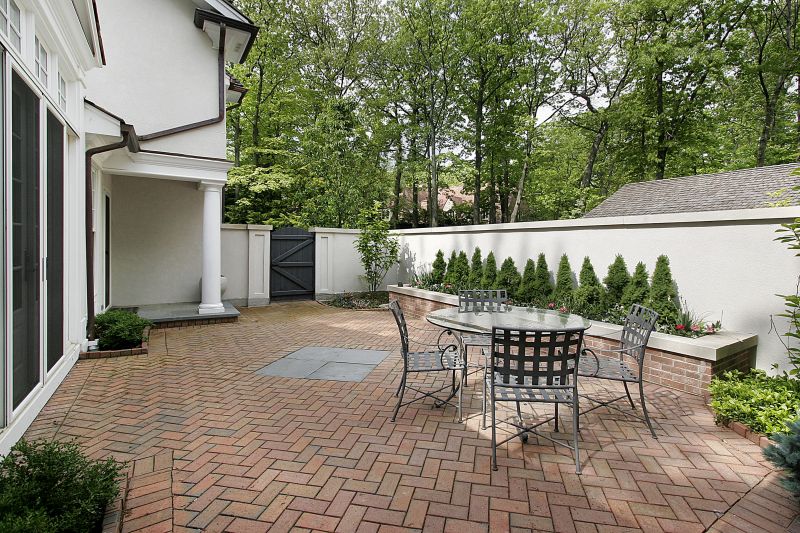 Patio Brick Installation detail