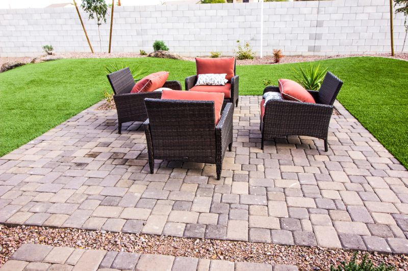 Limestone Patio Installation