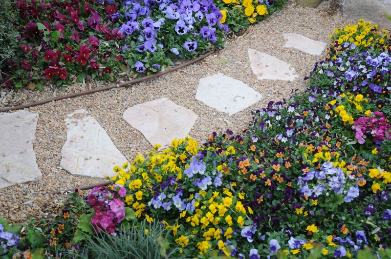 Limestone Walkway Installation