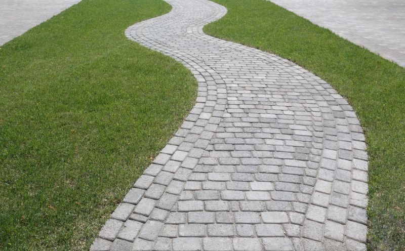 Limestone Walkway Installation