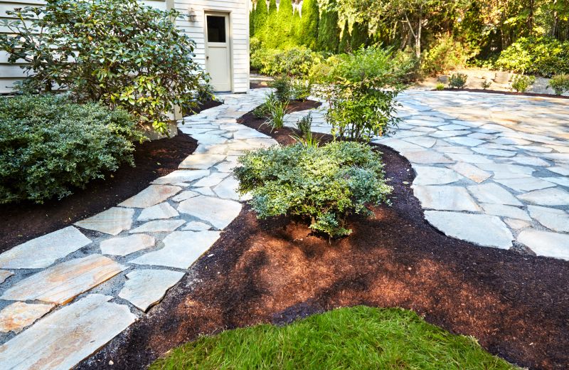 Stone Pathway Construction