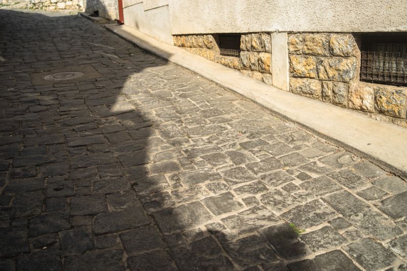 Stone Sidewalk Installation
